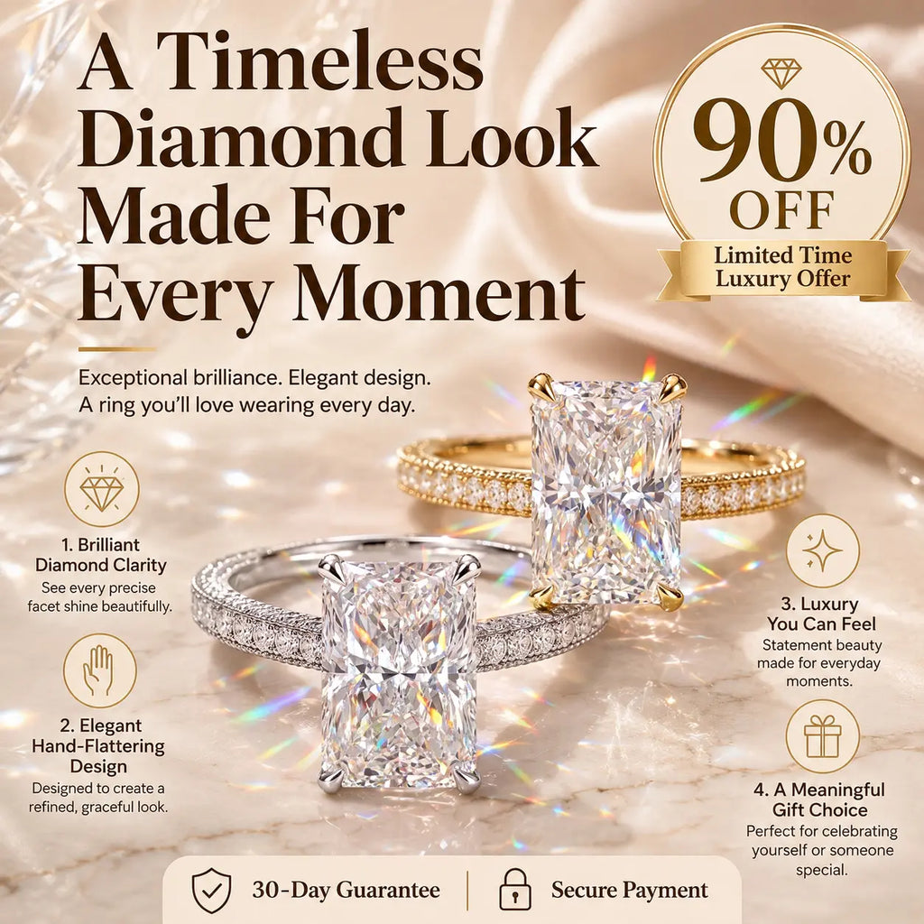 A Timeless Lab-Grown Diamond Ring Designed To Make Every Moment Feel Luxurious-Last Day Sale-90% OFF🔥