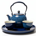 Speckled Midnight Blue Ceramic Tea Set