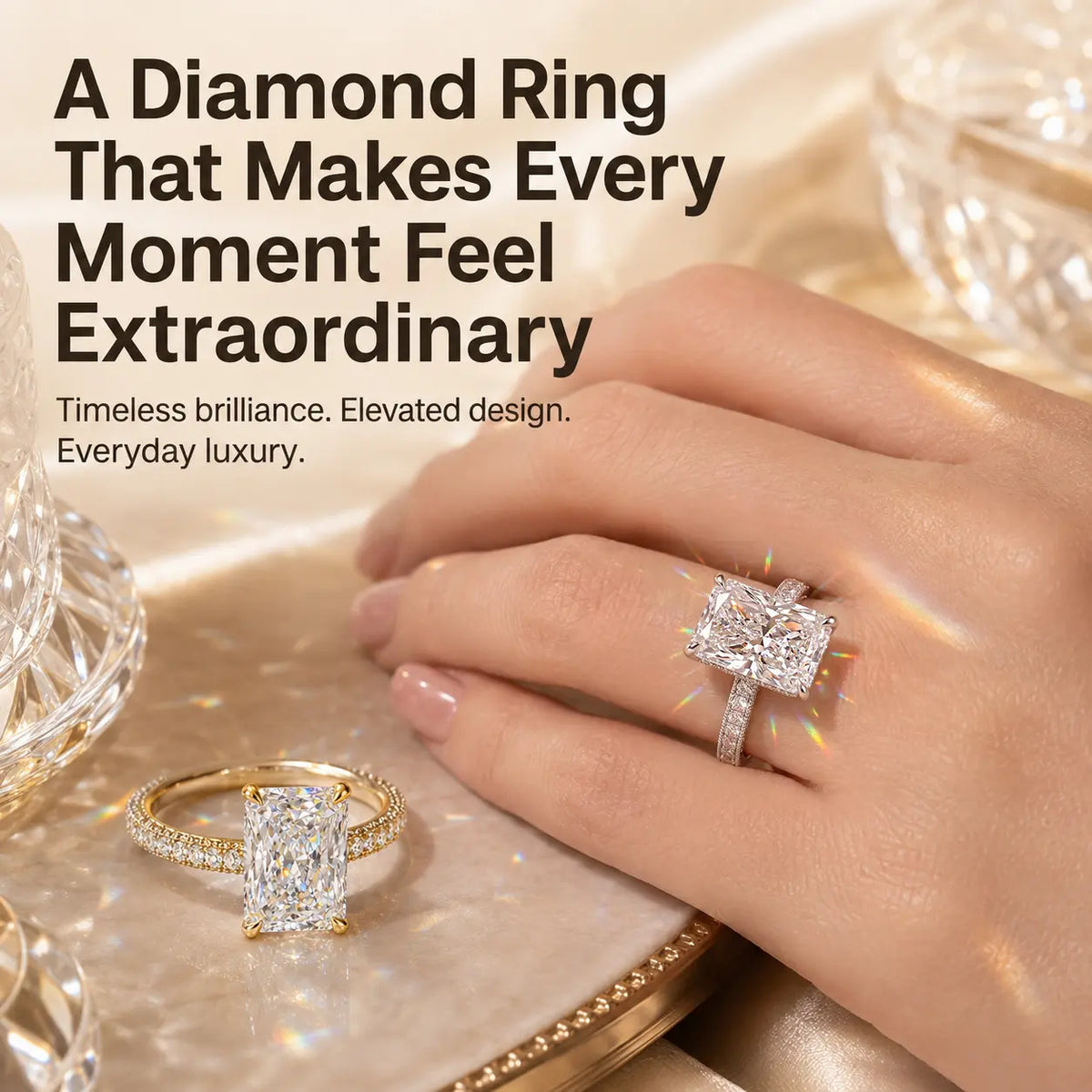 A Timeless Lab-Grown Diamond Ring Designed To Make Every Moment Feel Luxurious-Last Day Sale-90% OFF🔥