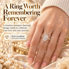 A Timeless Marquise Diamond Ring Designed To Make Every Woman Feel Elegant, Loved & Unforgettable-Last Day Sale-90% OFF🔥