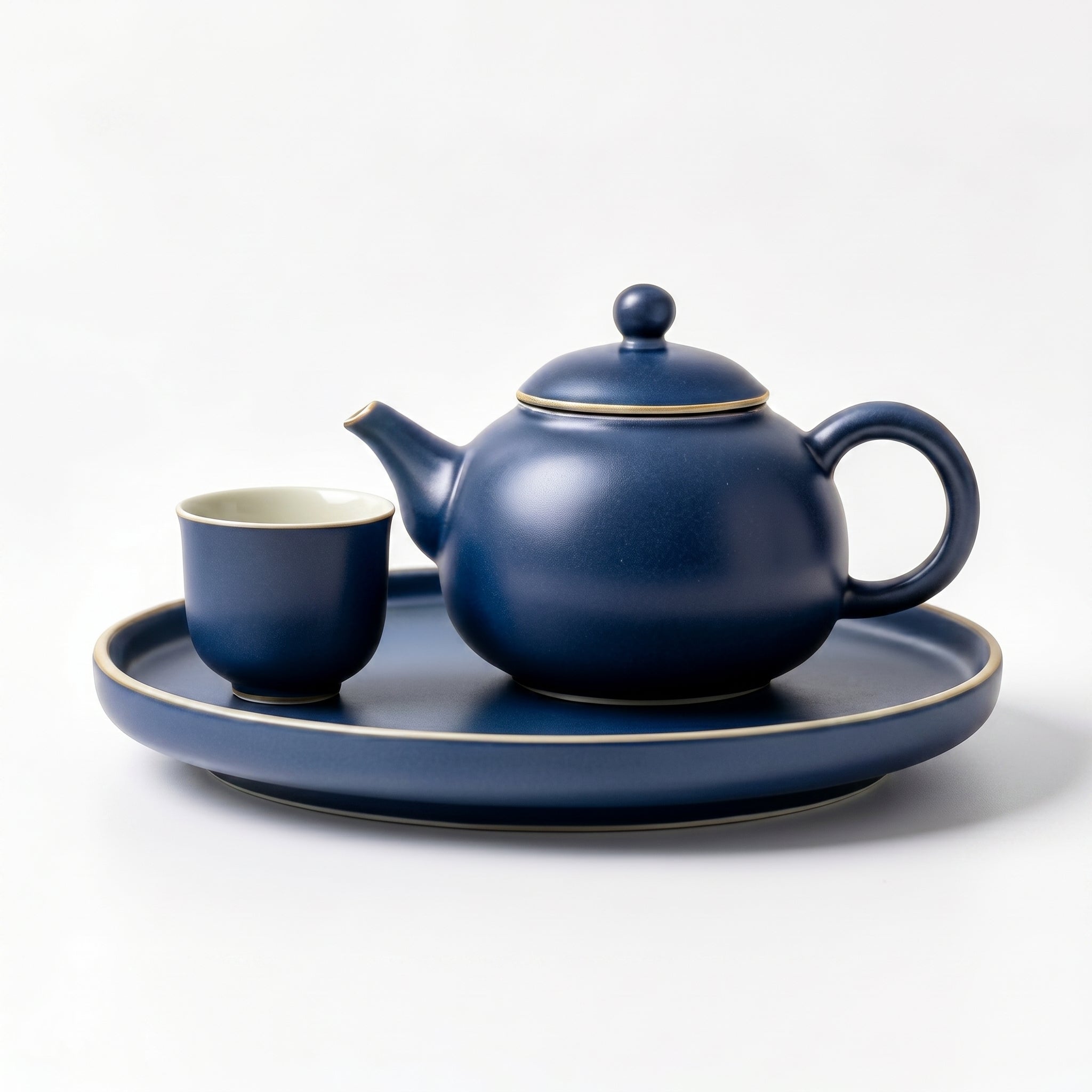 Midnight Blue Ceramic Tea Set