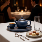 Midnight Blue Ceramic Tea Set