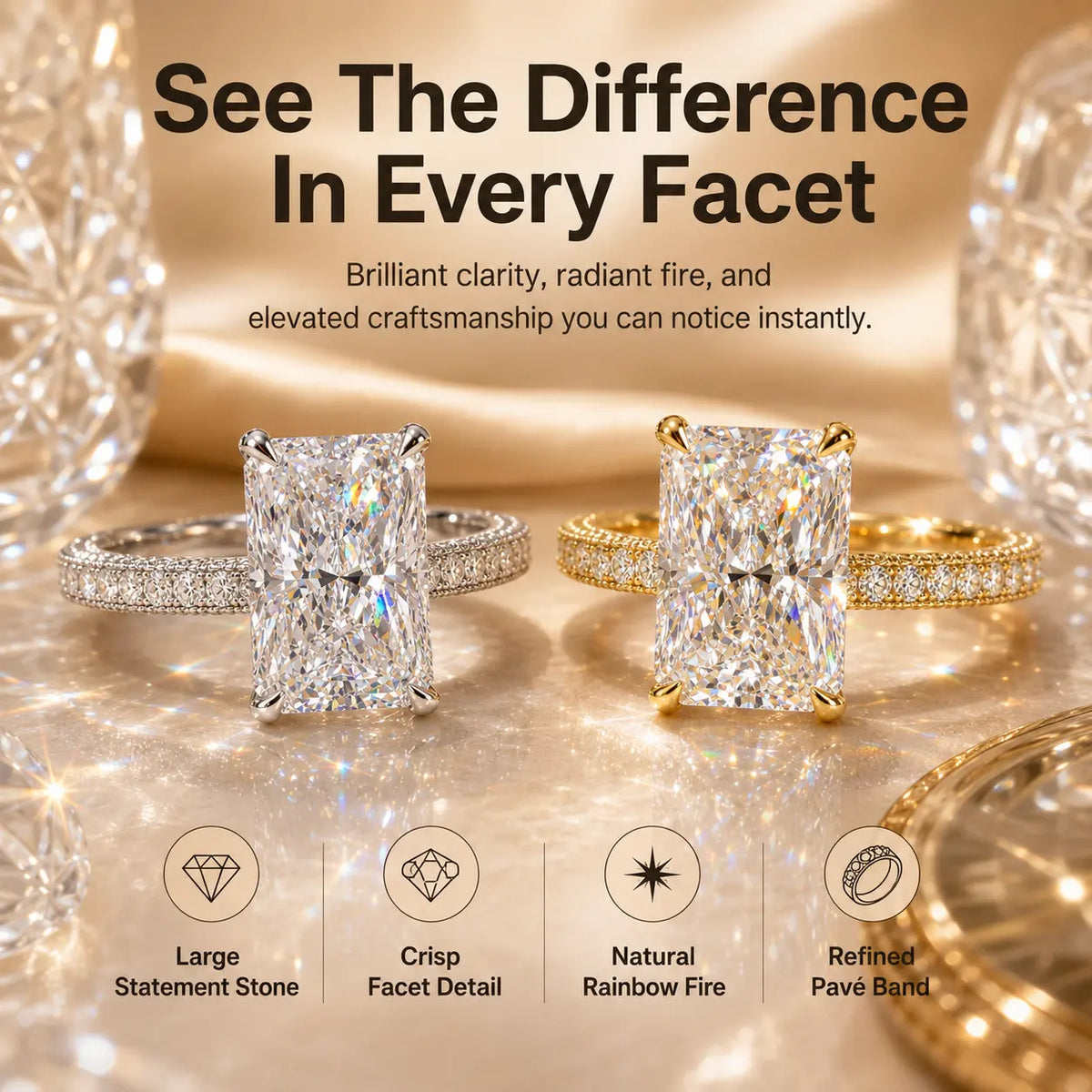 A Timeless Lab-Grown Diamond Ring Designed To Make Every Moment Feel Luxurious-Last Day Sale-90% OFF🔥