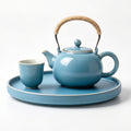 Fluted Celadon Porcelain Tea Set