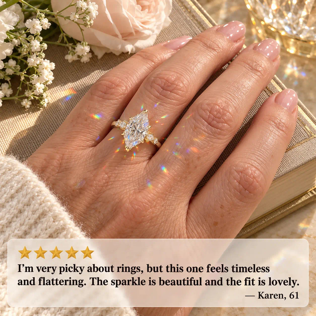 The Marquise Sparkle Ring That Makes Every Hand Look More Elegant-Last Day Sale-90% OFF🔥