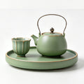 Vintage Sage Ceramic Tea Set