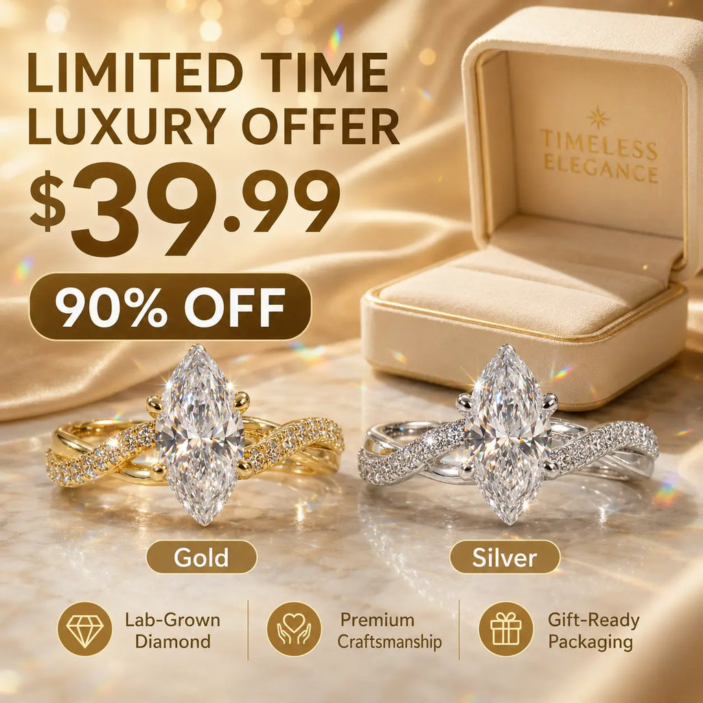 Experience breathtaking brilliance, a flattering silhouette, and timeless luxury — crafted for love, milestones, and everyday elegance.-Last Day Sale-90% OFF🔥