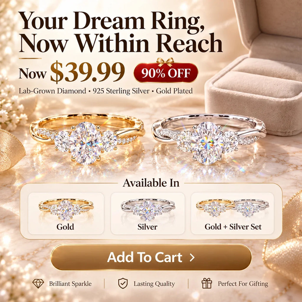 The Luxury Ring You've Always Dreamed Of — Without The Luxury Price-Last Day Sale-90% OFF🔥