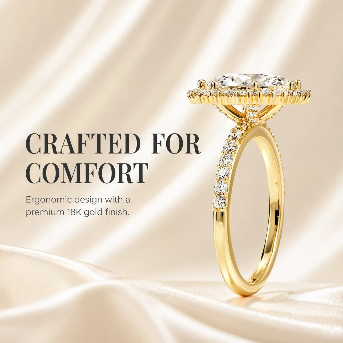 The Marquise Halo Ring Romantic Brilliance Designed For Your Forever Moment -Last Day Sale-90% OFF🔥